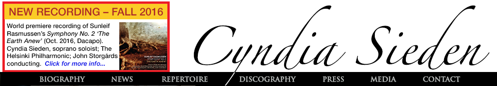 Cyndia Sieden - Soprano